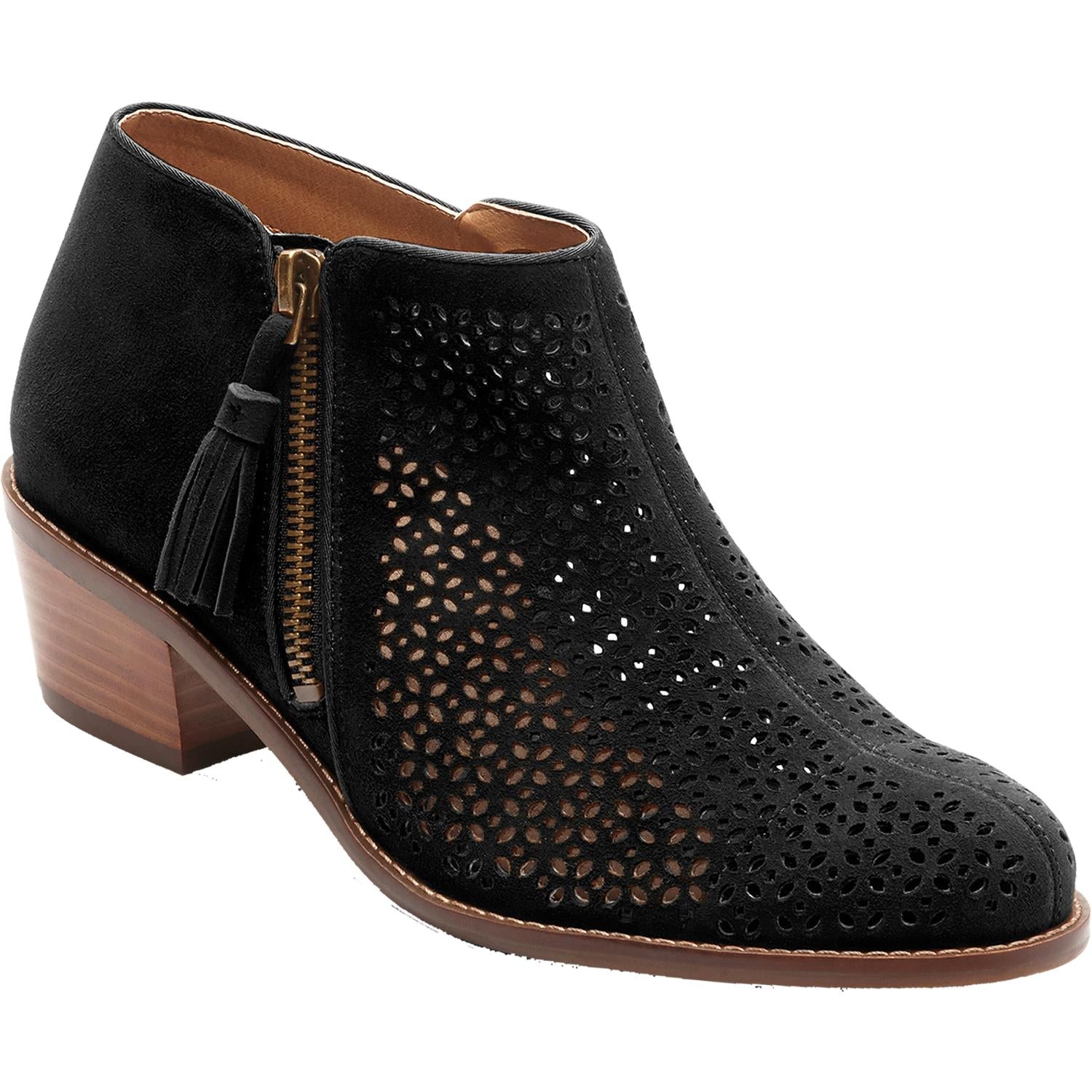 Womens Vionic Vionic Daytona Women's Ankle Boots Black Suede Black Suede