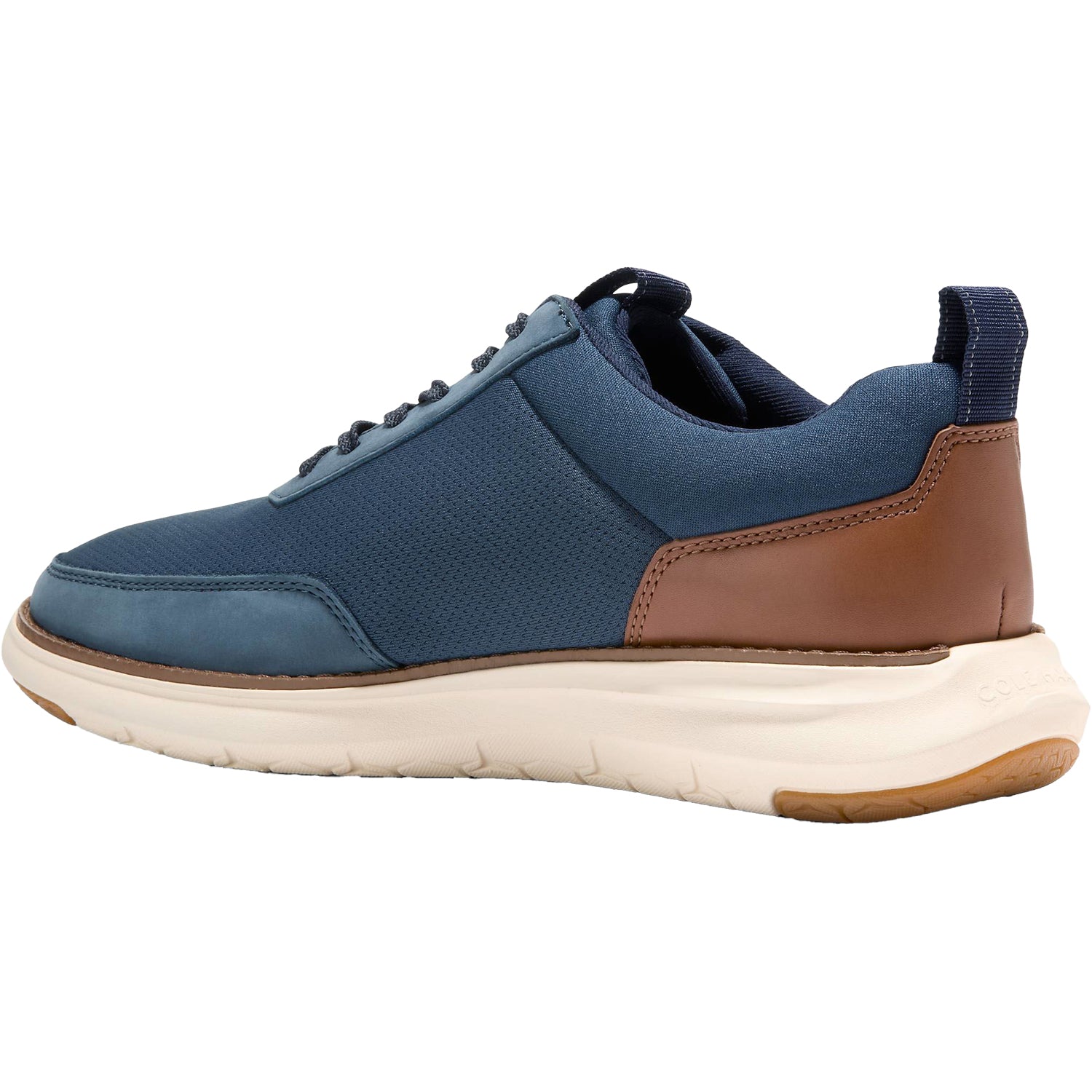 Mens Cole haan Men's Cole Haan Grand Remix Sneaker Navy/British Tan Leather Navy/British Tan Leather