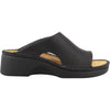 Womens Naot Naot Rome Women's Slide Sandals Black Matte Leather Black Matte Leather