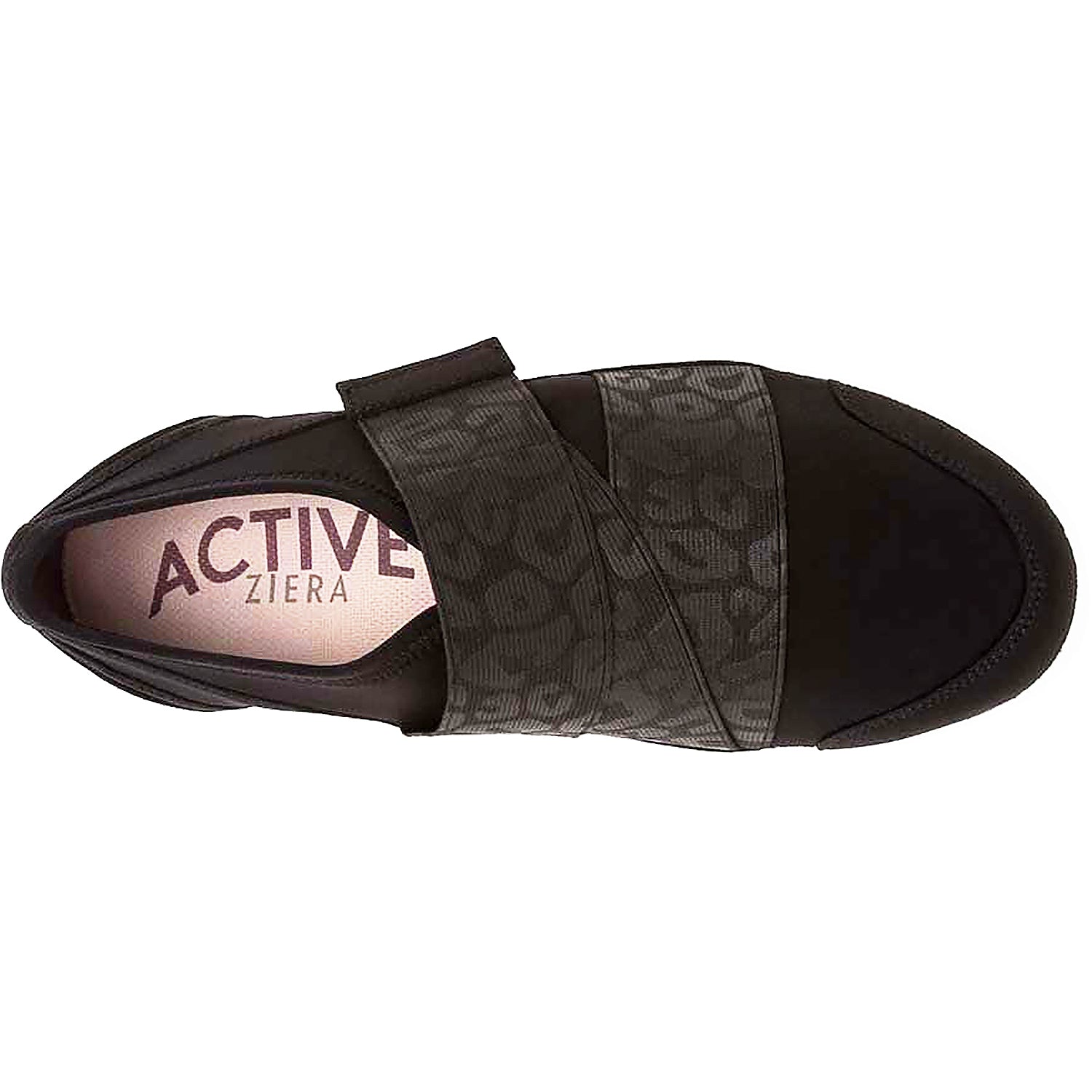 Womens Ziera Women's Ziera Urban Black Leopard Neoprene/White Sole Black Leopard Neoprene