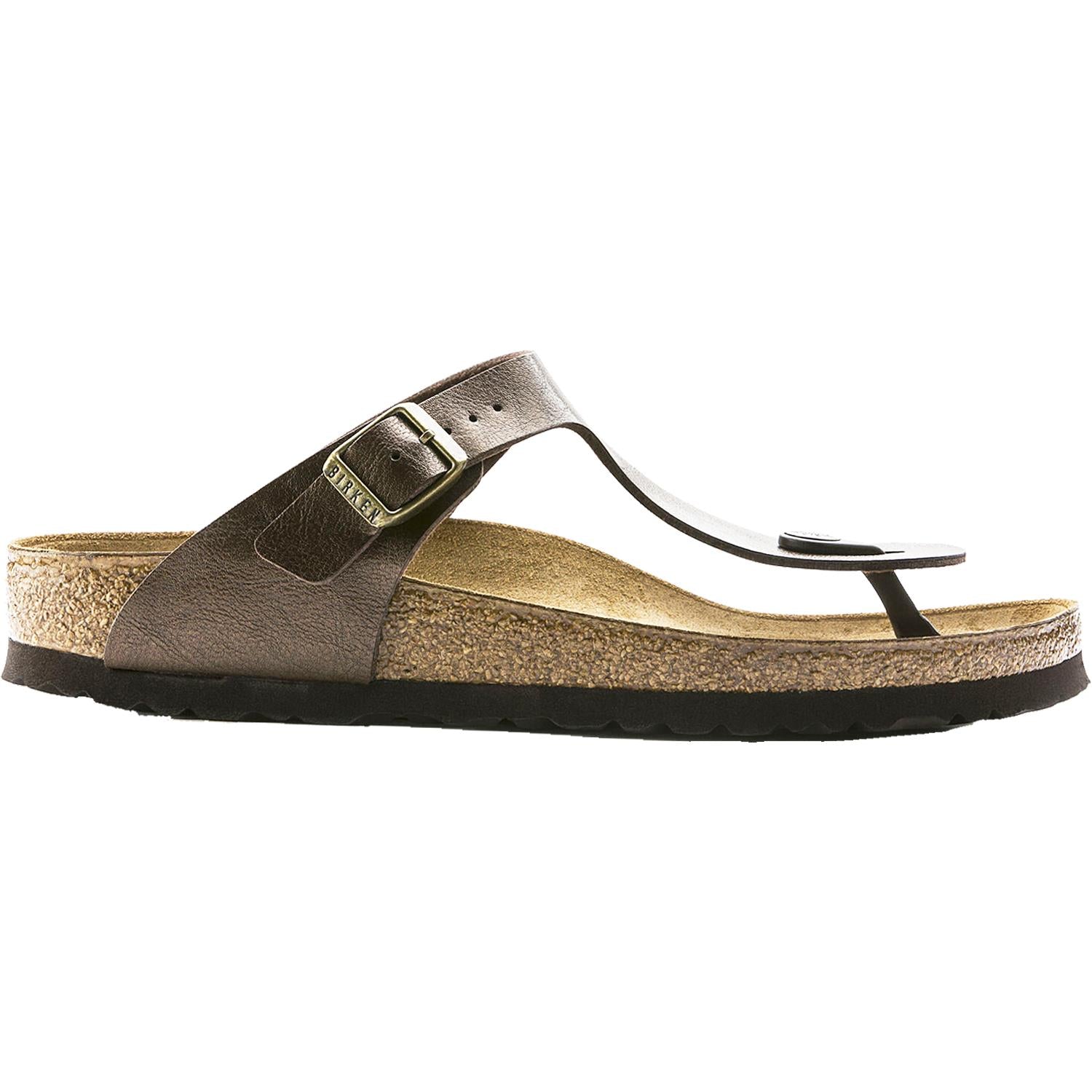 Womens Birkenstock Birkenstock Gizeh Women's Thong Sandals Toffee Birko-Flor Toffee Birko-Flor