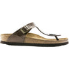 Womens Birkenstock Birkenstock Gizeh Women's Thong Sandals Toffee Birko-Flor Toffee Birko-Flor