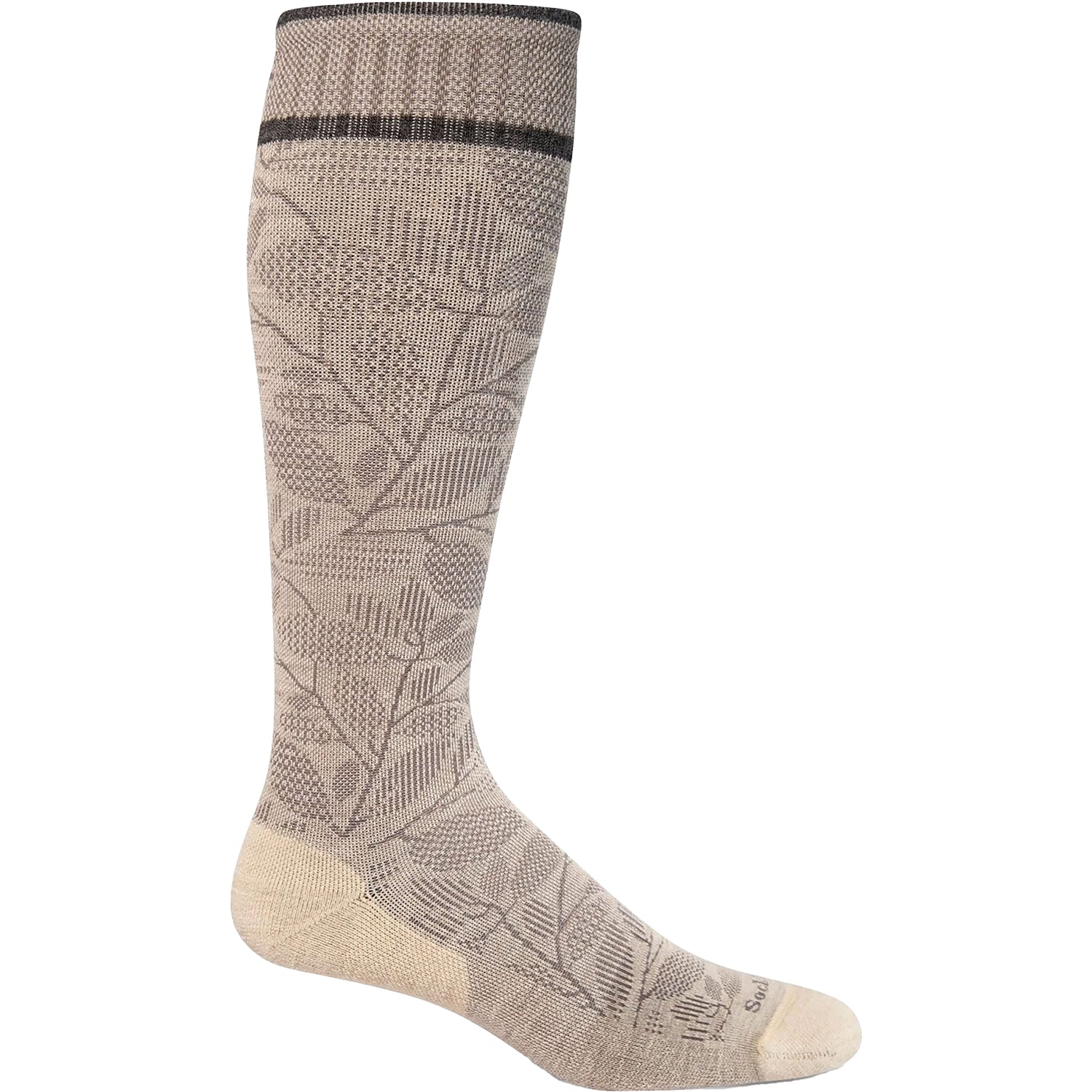 Womens Sockwell Sockwell Fauna Knee High Socks 20-30 mmHg Women's Compression Socks Barley Barley
