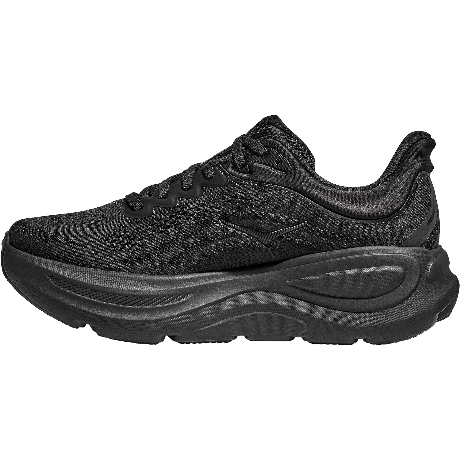 Women's Hoka Bondi 9 Black/Black Mesh (Neutral Support