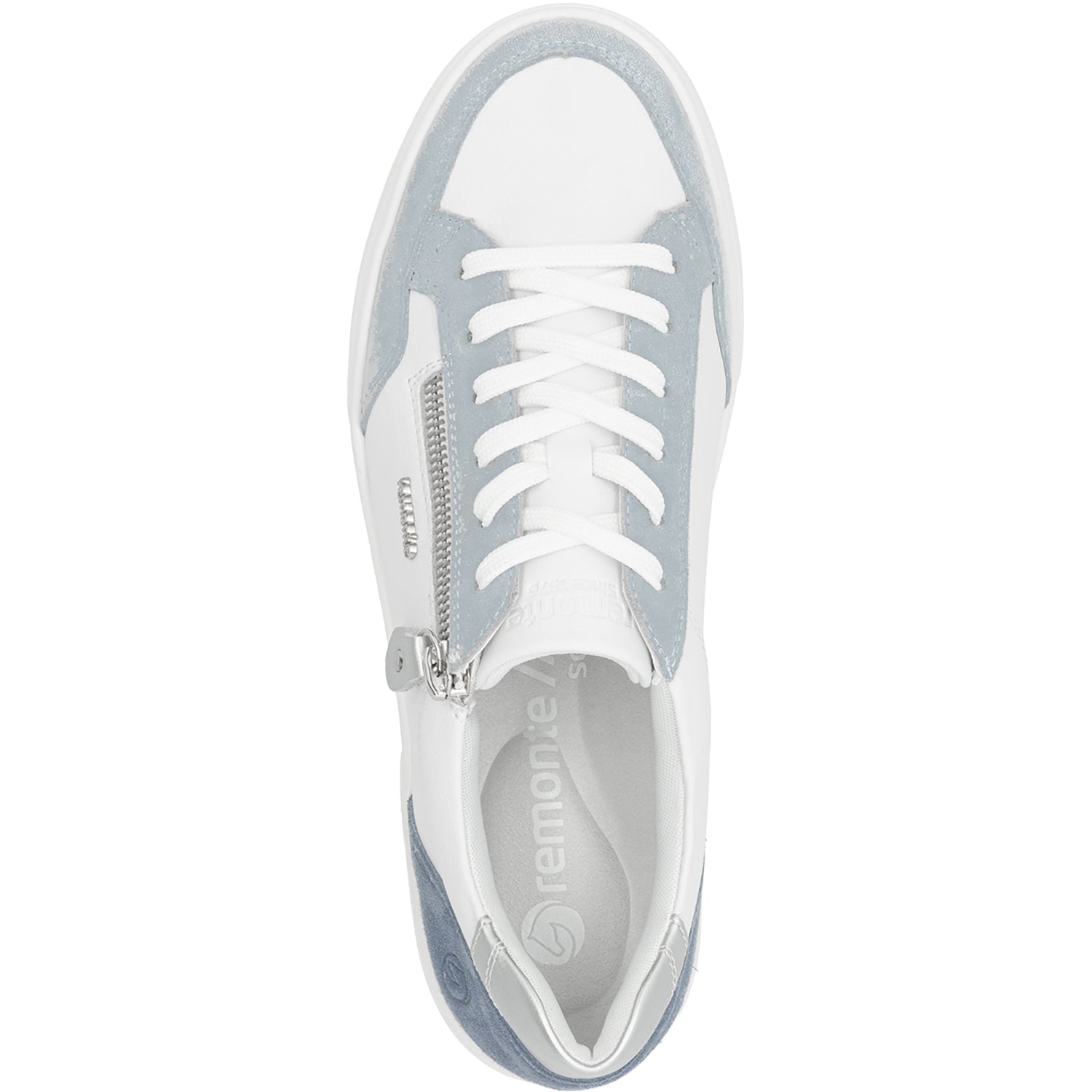 Womens Remonte Remonte D2J01-80 Women's Sneakers Bleu/Weiss/Jeans/Silver Bleu/Weiss/Jeans/Silver