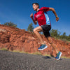 Mens Hoka one one Men's Hoka One One Clifton 3 Blue/Red Orange Mesh Blue/Red Orange Mesh