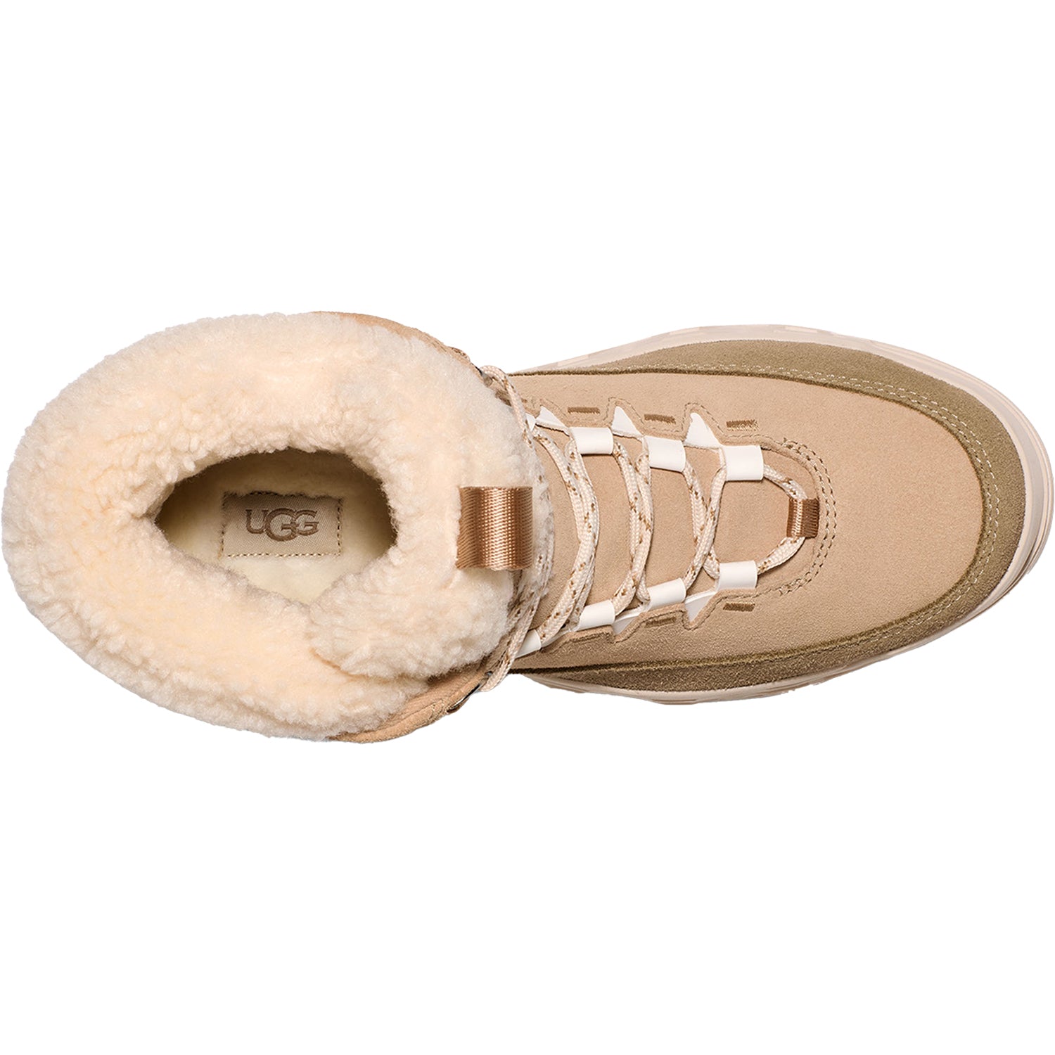 Womens Ugg Women's UGG TerreTrail Cozy Lace Sand Suede Sand Suede
