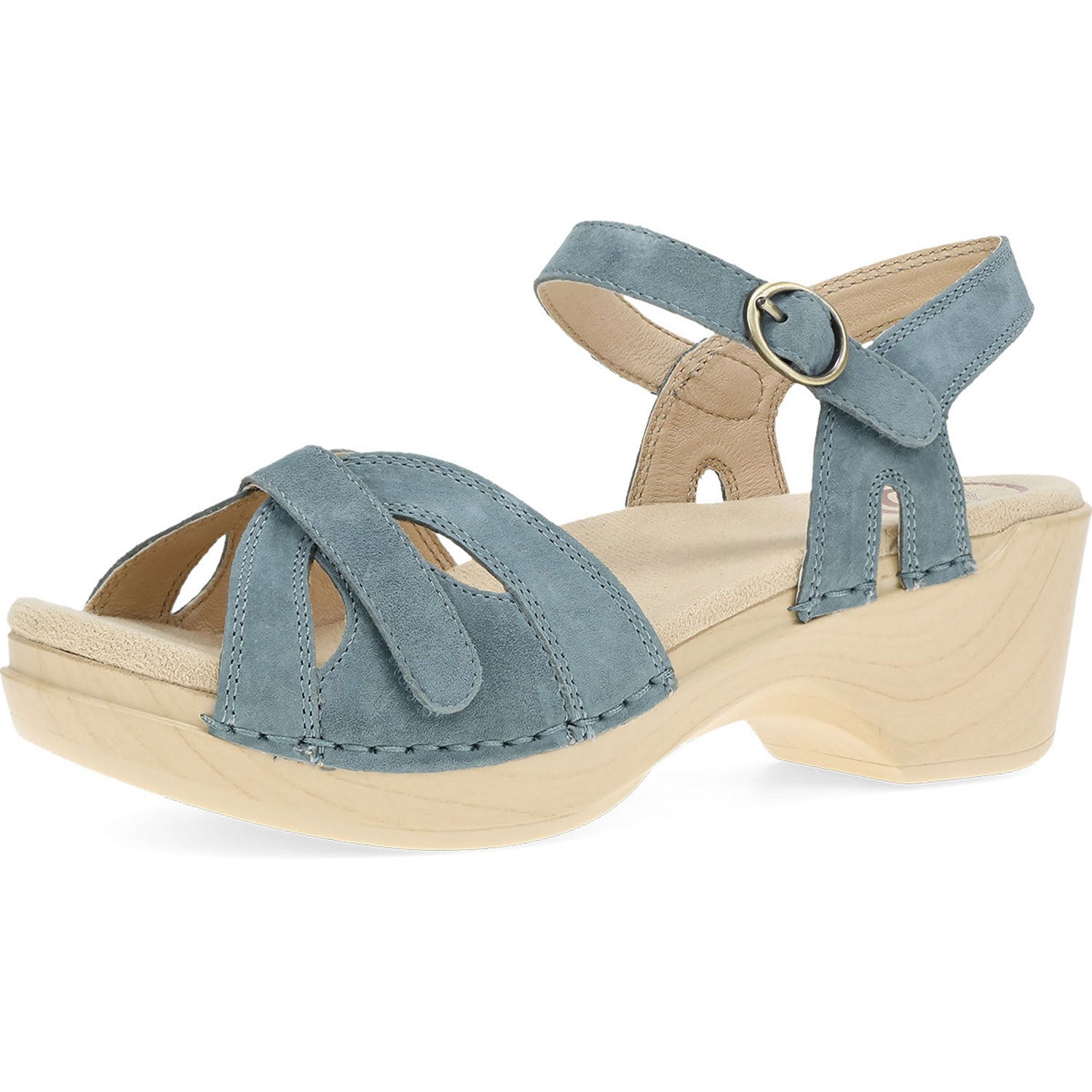 Womens Dansko Women's Dansko Season Denim Suede Denim Suede