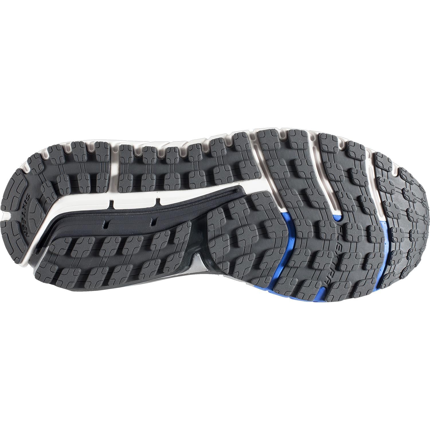 Mens Brooks Brooks Beast 16 (Stability Support) Men's Running Shoes Silver/Electric Blue Mesh Silver/Electric Blue Mesh