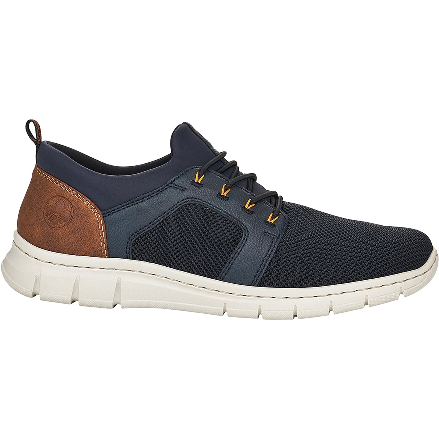 Mens Rieker Rieker B7796-14 Timo 96 Men's Walking Shoes Pazifik/Lake/Tan Mesh Pazifik/Lake/Tan Mesh