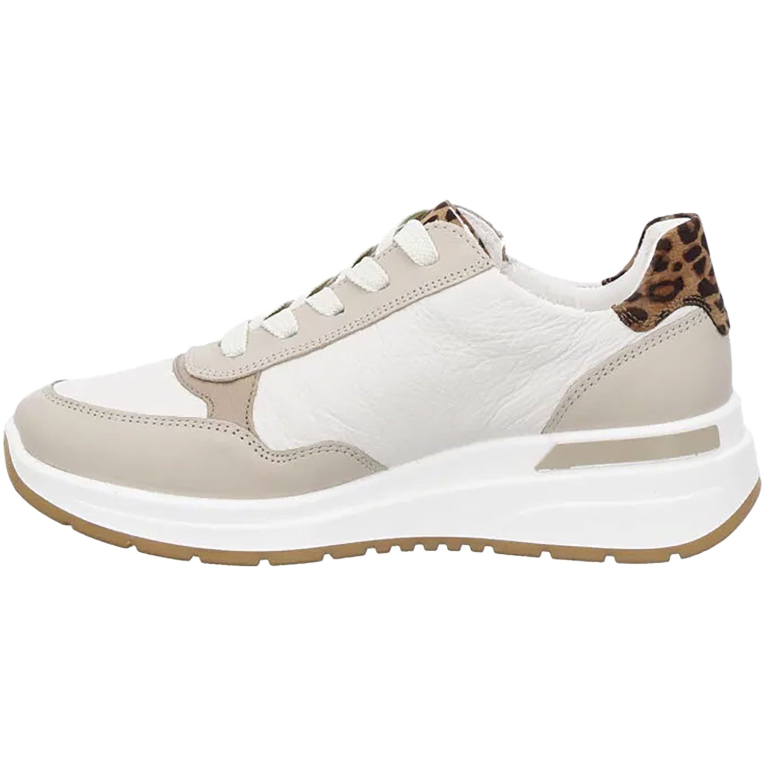 Womens Ara shoes Ara Gardenia Women's Sporty Lace Up Shoes Shell/Cream/Sand Leather Shell/Cream/Sand Leather