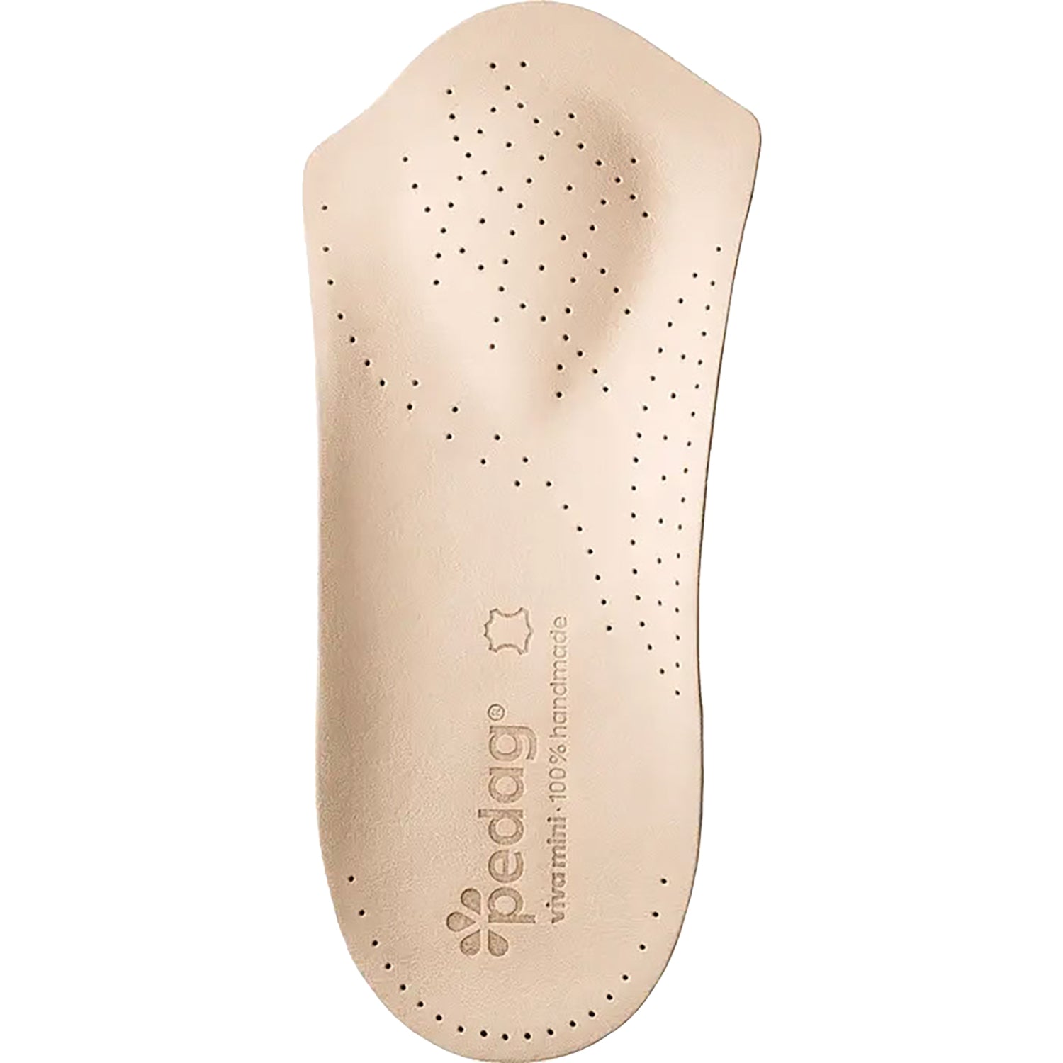 Unisex Pedag Unisex Pedag Viva Mini 3/4 Orthotic Insoles Tan Leather Tan