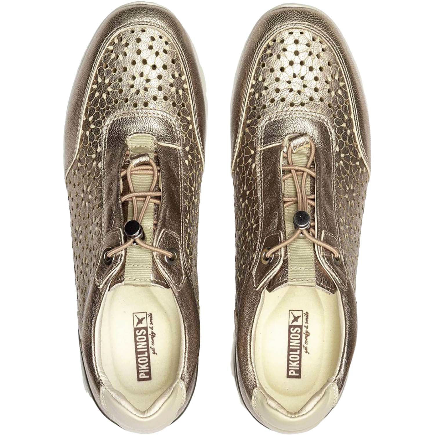 Womens Pikolinos Pikolinos Cantabria W4R-6584CL Women's Slip On Sneakers Stone Leather Stone Leather