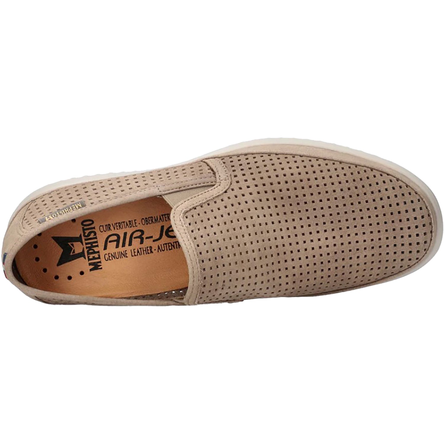 Mens Mephisto Mephisto Tiago Men's Slip Ons Sand Sport Buck Sand Sport Buck