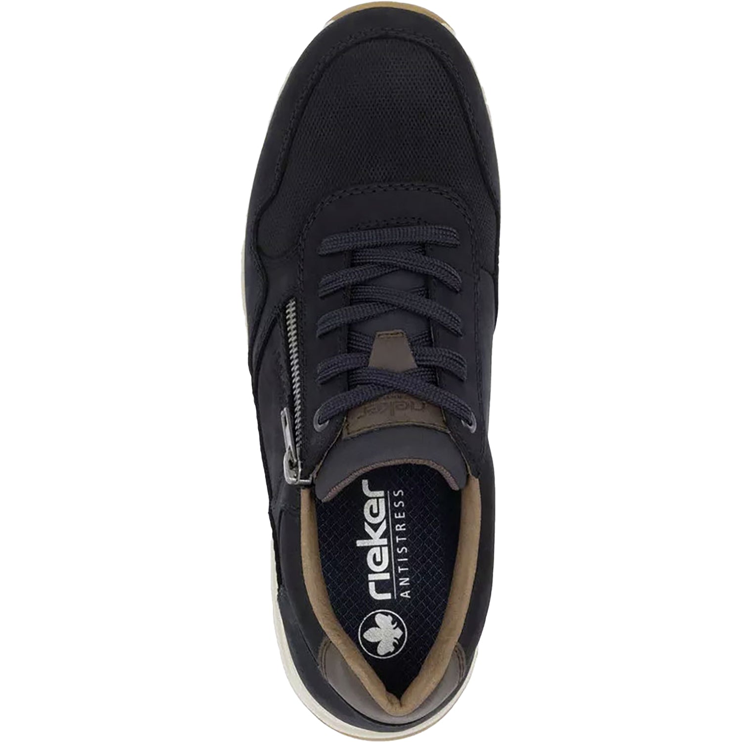 Mens Rieker Rieker B0701-15 Men's Sneakers Pazifik/Navy/Lake Leather Pazifik/Navy/Lake Leather