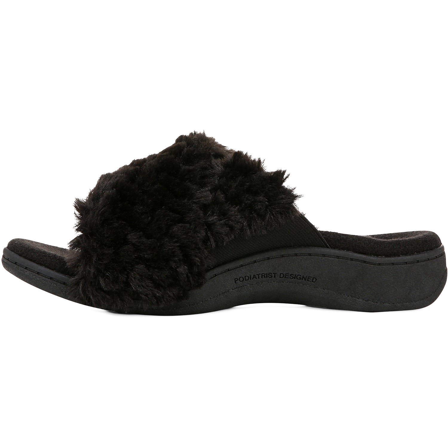 Womens Vionic Women's Vionic Relax II Black Shearling Black Shearling