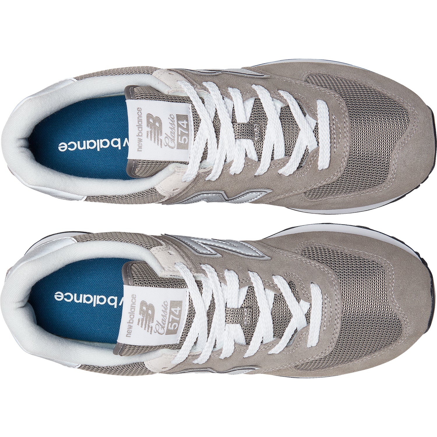 Mens New balance New Balance ML574EVG Men's Lifestyle Shoes Grey Suede Grey Suede