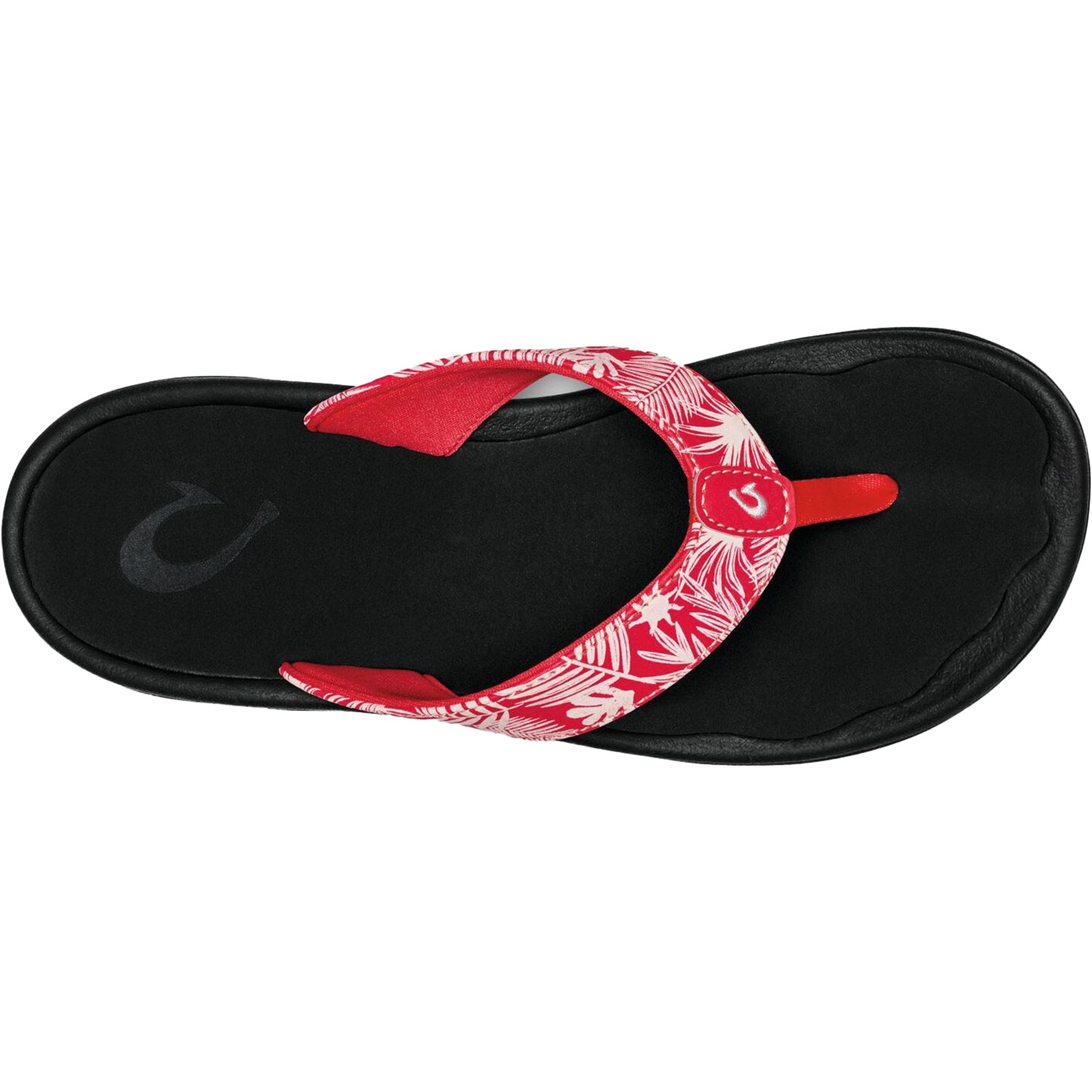 Womens Olukai OluKai Ohana Lehua Women's Sandals Flower/Onyx Flower/Onyx