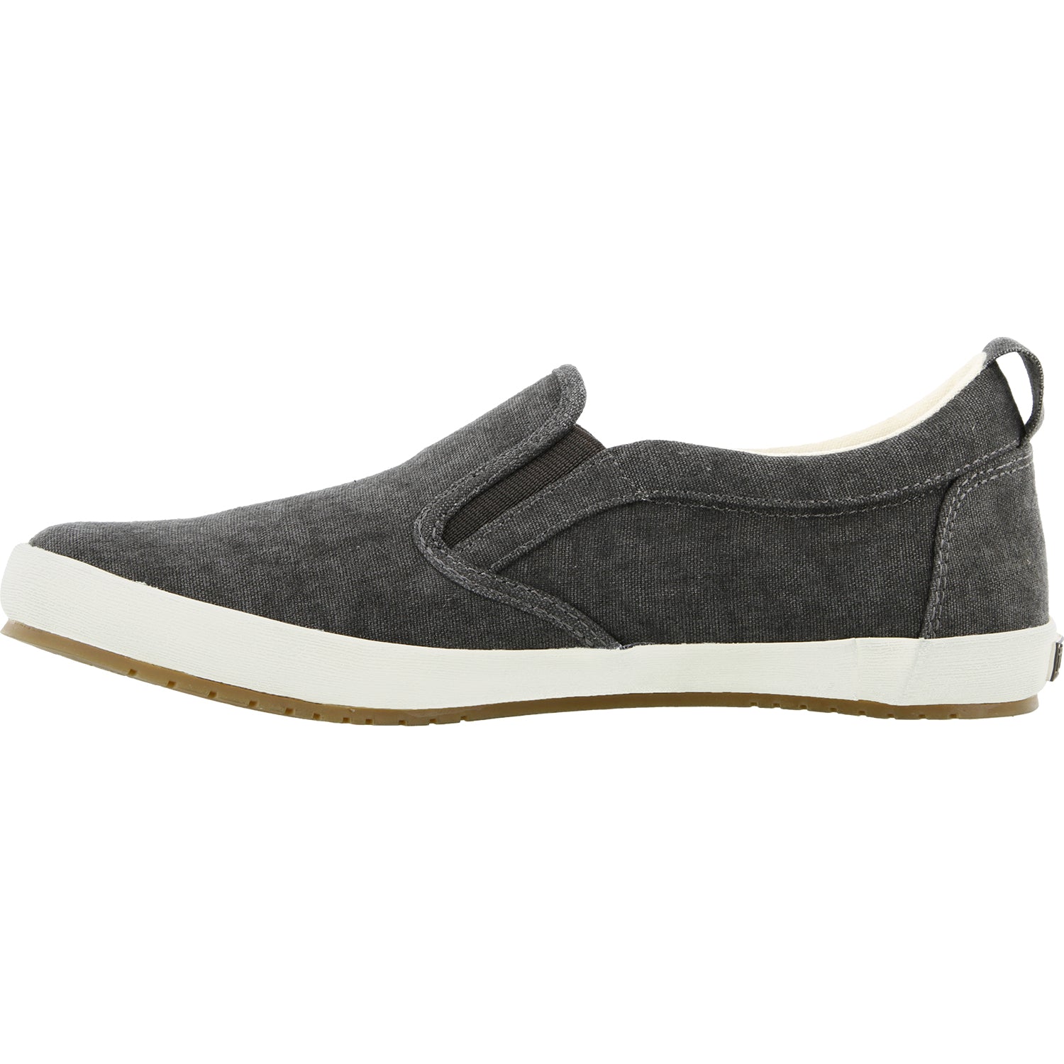 Womens Taos Taos Dandy Women's Slip On Sneakerss Charcoal Washed Canvas Charcoal Washed Canvas