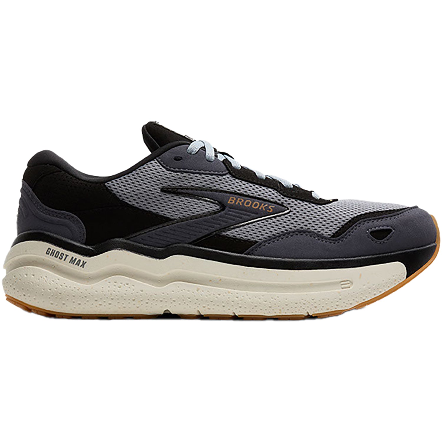 Men's Brooks Ghost Max SE Black/Prime/Biscuit Suede (Neutral