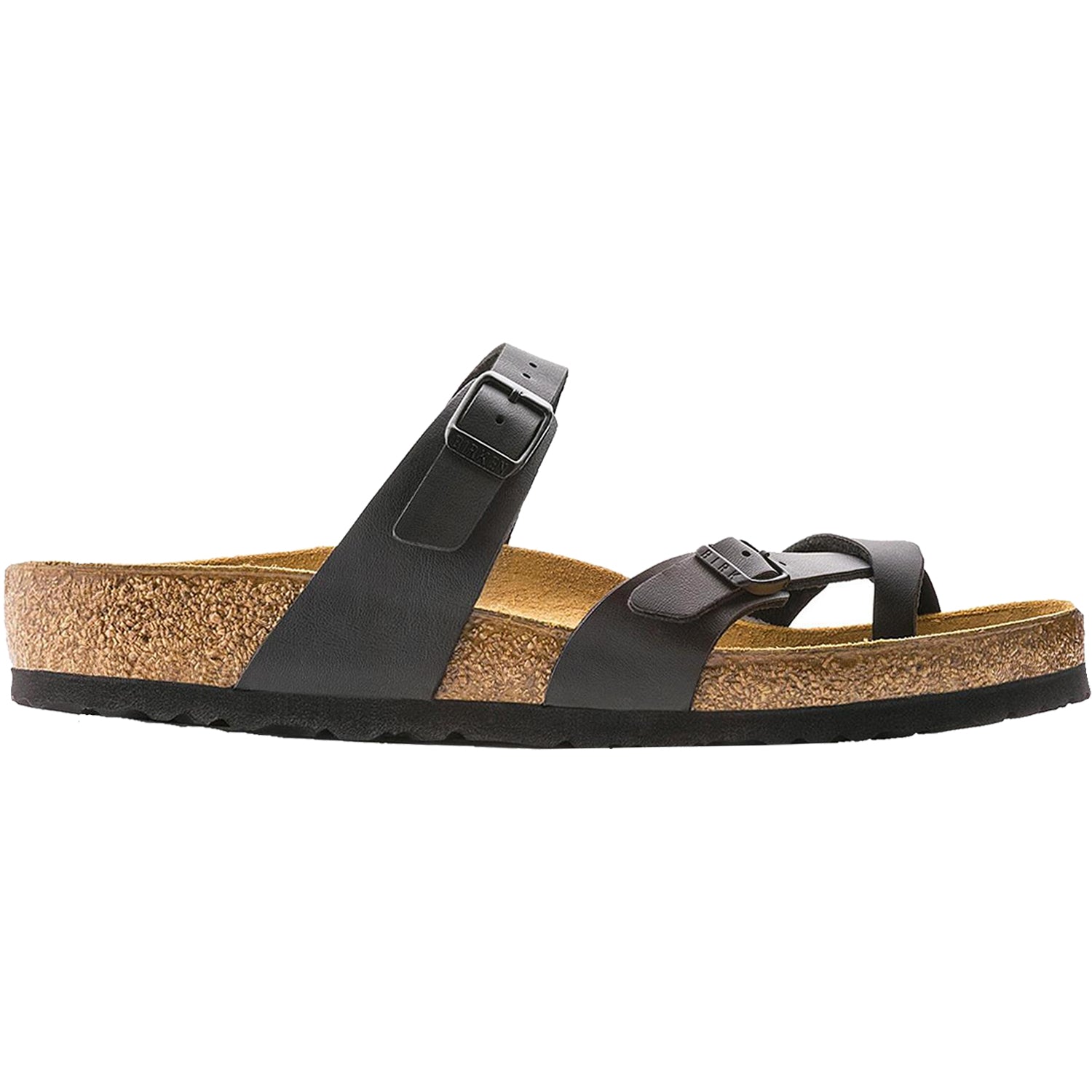 Womens Birkenstock Birkenstock Mayari Women's Thong Sandals Black Birko-Flor Black Birko-Flor