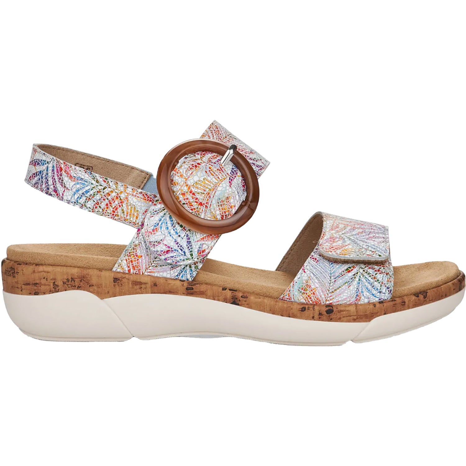 Womens Remonte Remonte R6853-91 Jocelyn 53 Women's Sandals Weiss Multi Weiss Multi