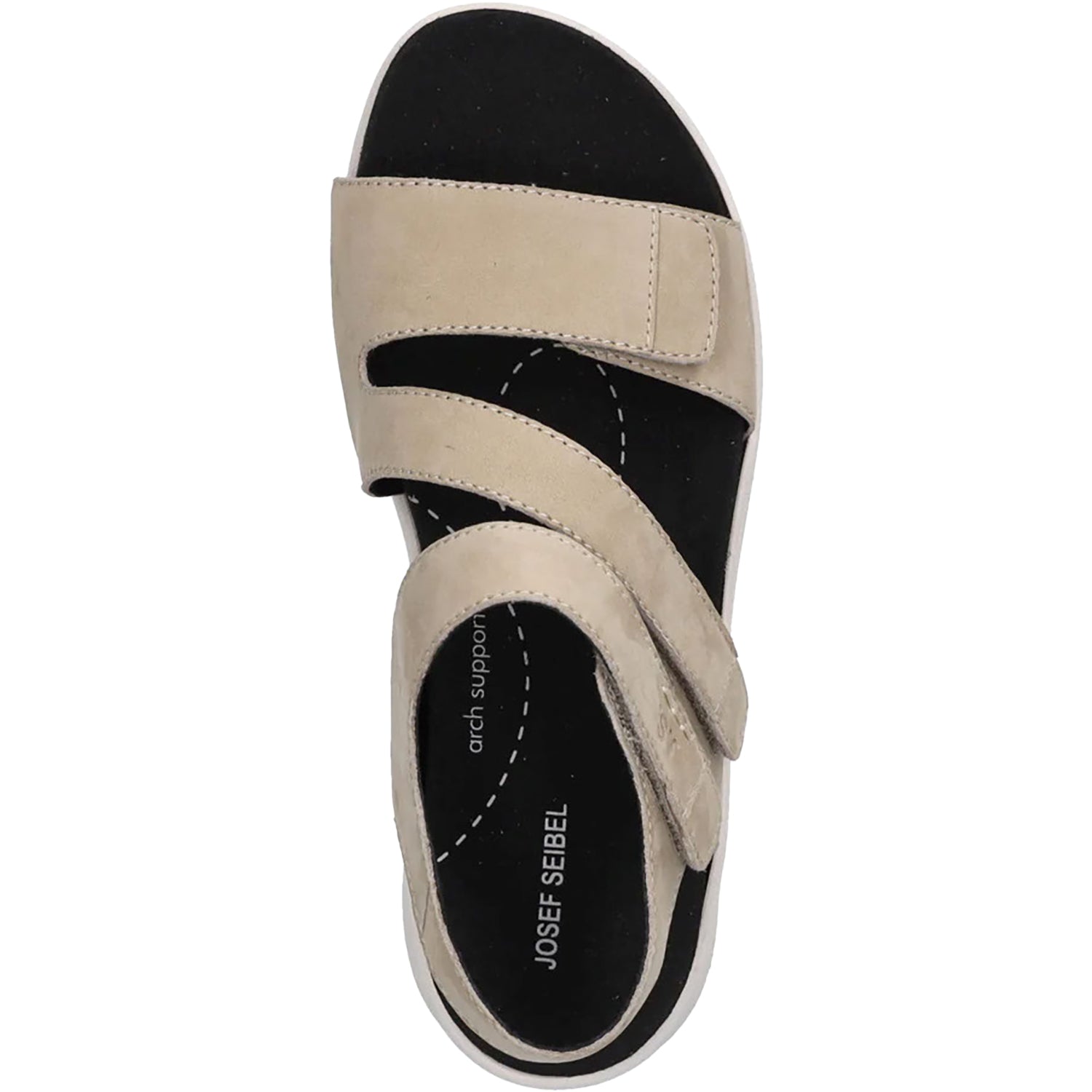 Womens Josef seibel Josef Seibel Estelle 03 Women's Sandals Taupe Nubuck Taupe Nubuck