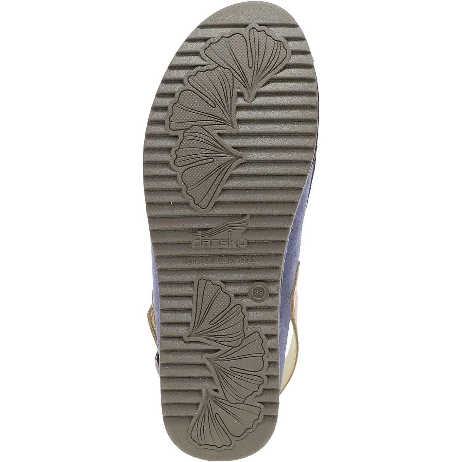Womens Dansko Dansko Merrin Women's Sling Back Clogs Blue Burnished Suede Blue Burnished Suede