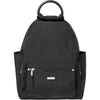 Womens Baggallini Baggallini All Day Backpack With RFID Phone Wristlet Black Nylon Black Nylon