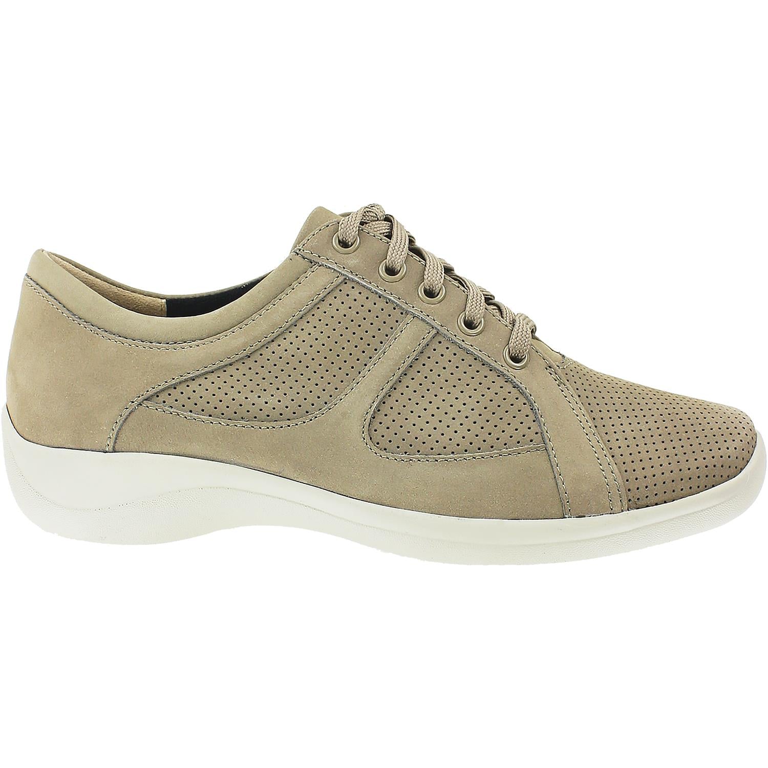 Women's Ziera Jiggle Taupe Perf Nubuck – Footwear