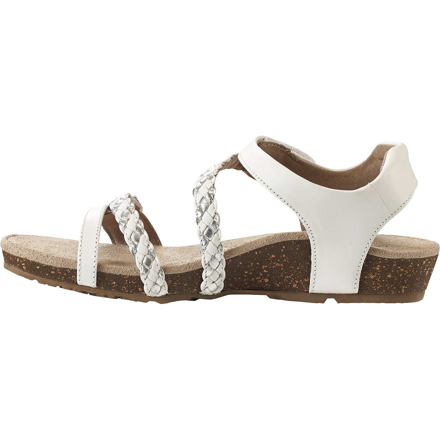 Womens Aetrex Women's Aetrex Jillian White Leather White Leather