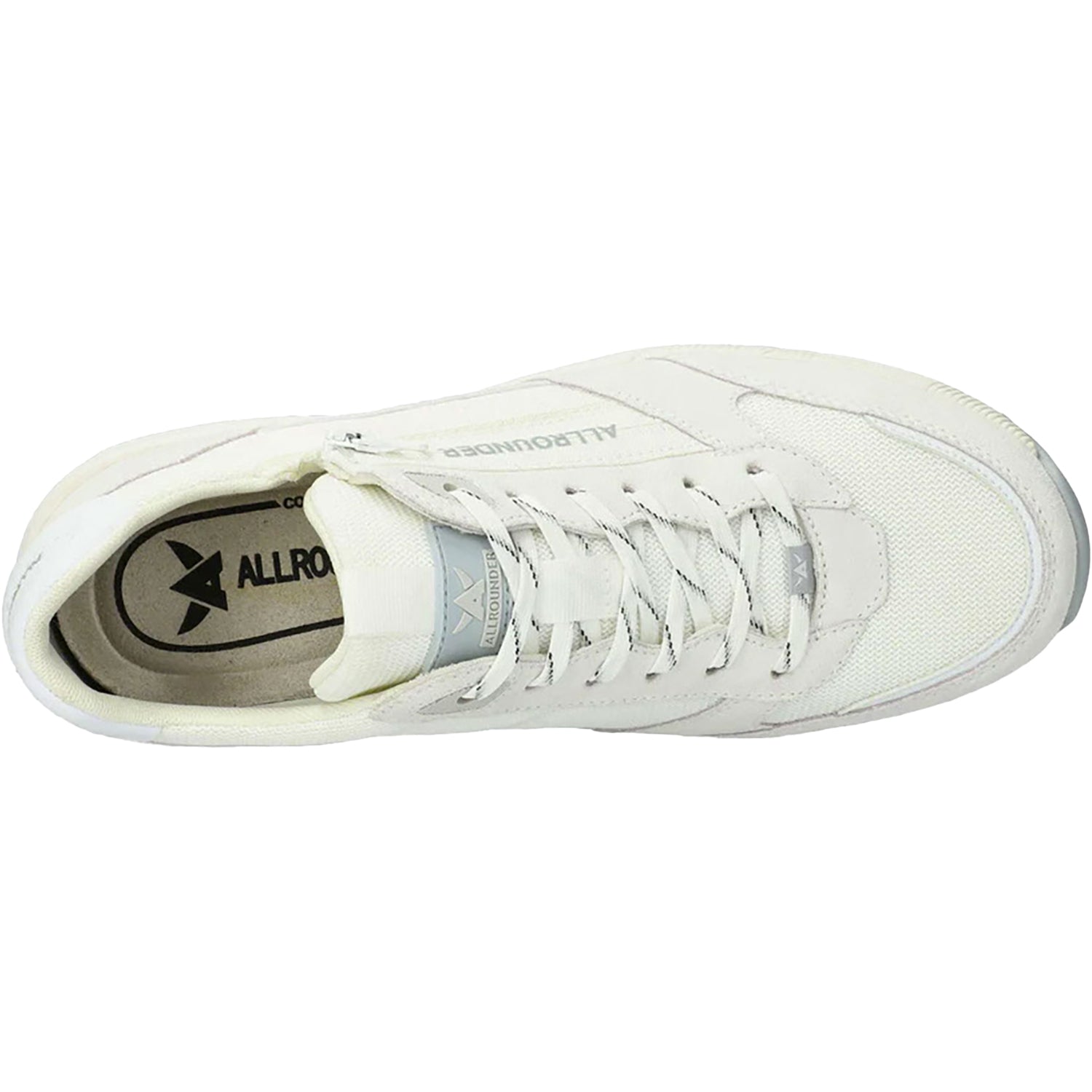 Mens Allrounder by mephisto Allrounder by Mephisto Scarmaro Men's Lace Up Shoes Blanc/Blanc Suede Blanc/Blanc Suede