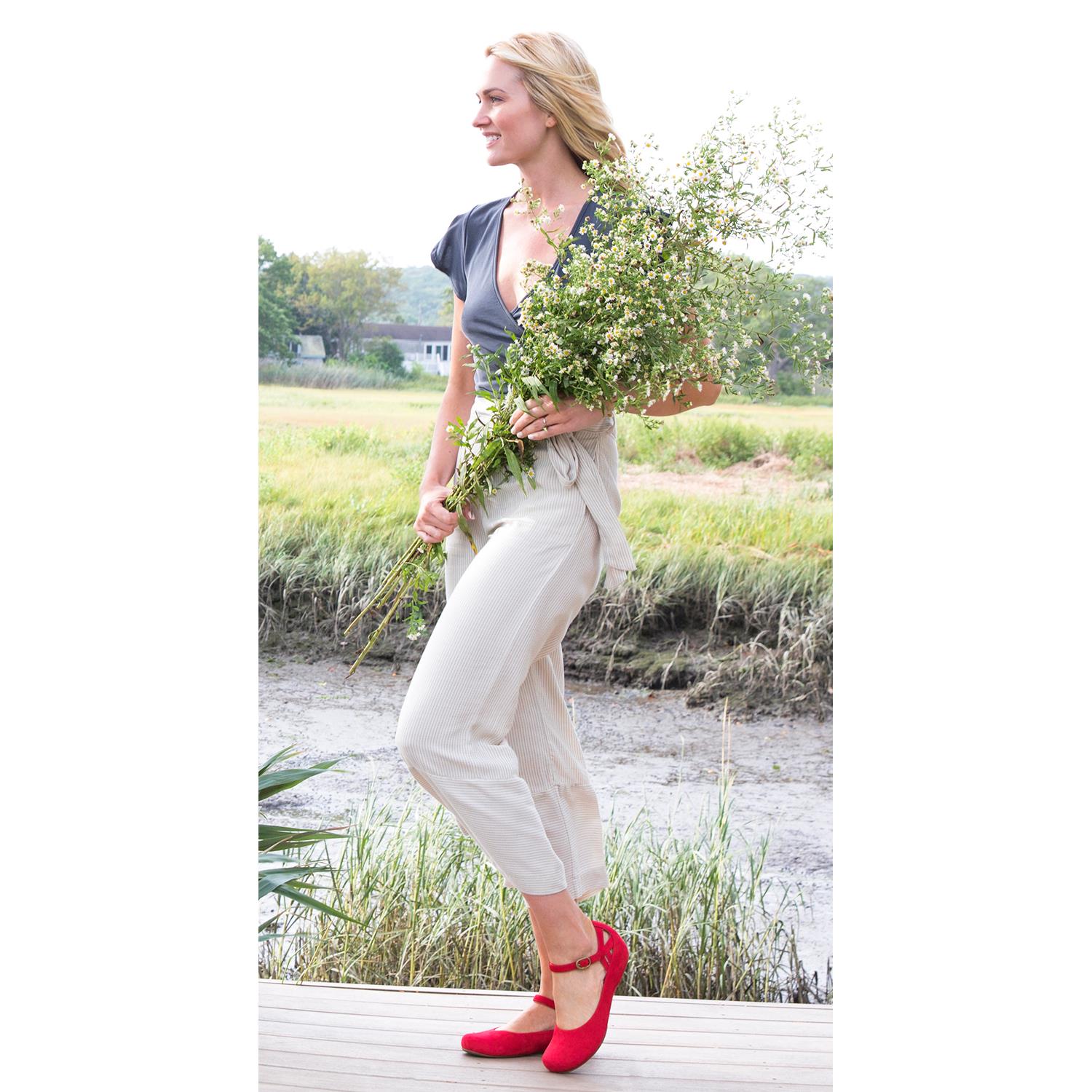 Womens Earthies Women's Earth Capri Black Nubuck Black Nubuck
