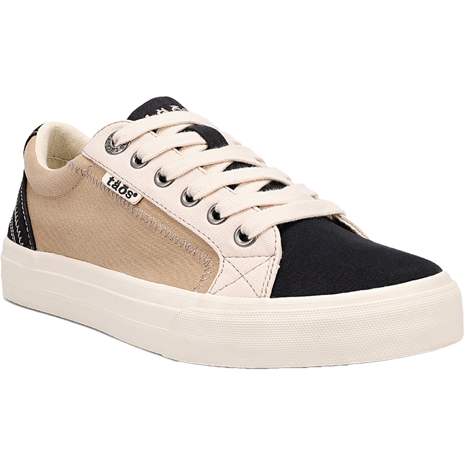 Womens Taos Women's Taos Plim Soul Black/Tan Multi Canvas Black/Tan Multi Canvas