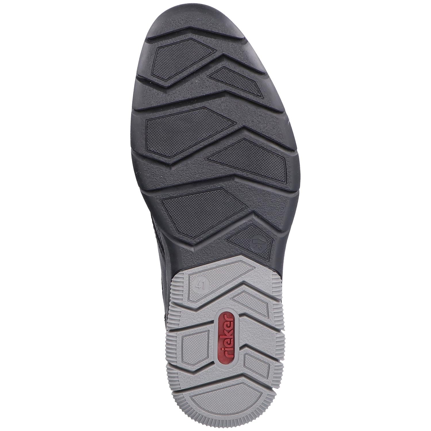Mens Rieker Rieker 14450-00 Dustin 50 Men's Walking Shoes Black Synthetic Black Synthetic