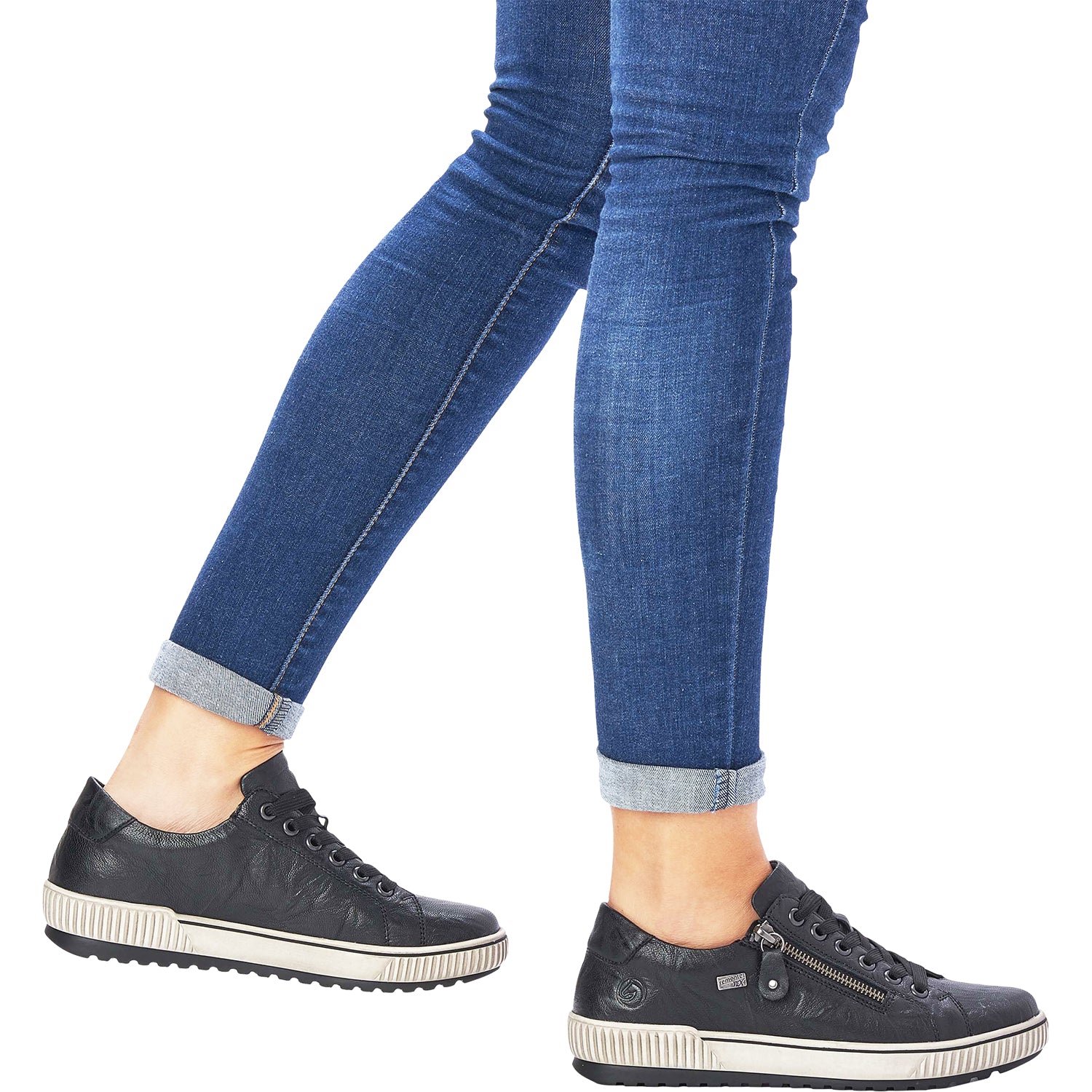 Womens Remonte Women's Remonte D0700-00 Maditta 00 Black Leather Black Leather