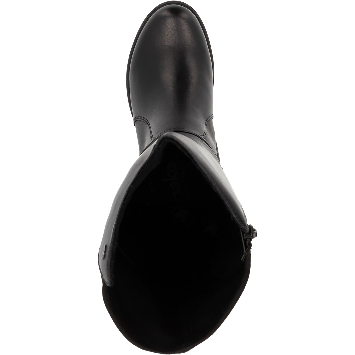 Womens Rieker Rieker Z9564-00 Women's Tall Boots Schwarz/Schwarz/Schwarz Leather Schwarz/Schwarz/Schwarz Leather