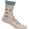 Womens Sockwell Sockwell Audubon Crew Socks Women's Essential Socks Barley Barley