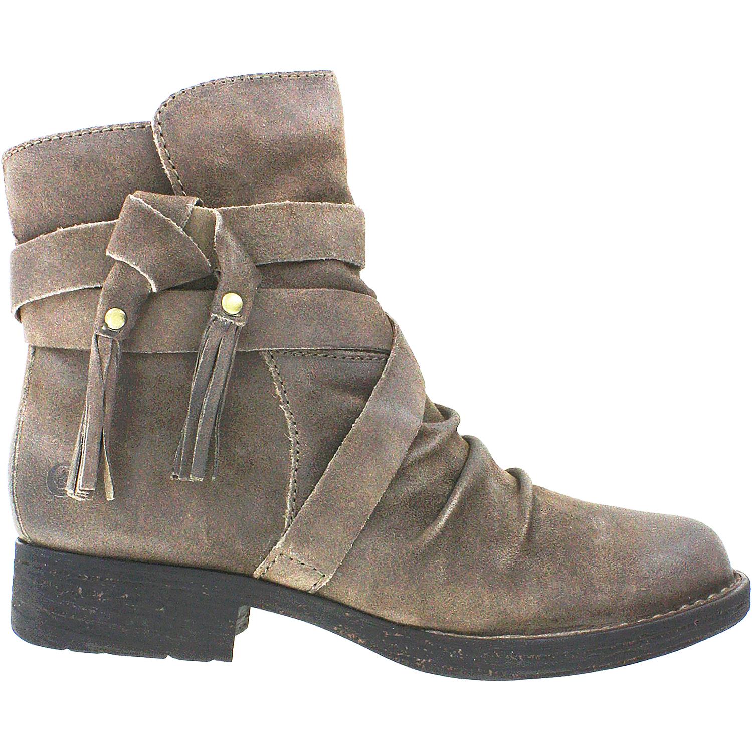 Womens Born Women's Born Eton Taupe Distressed Suede Taupe Distressed Suede