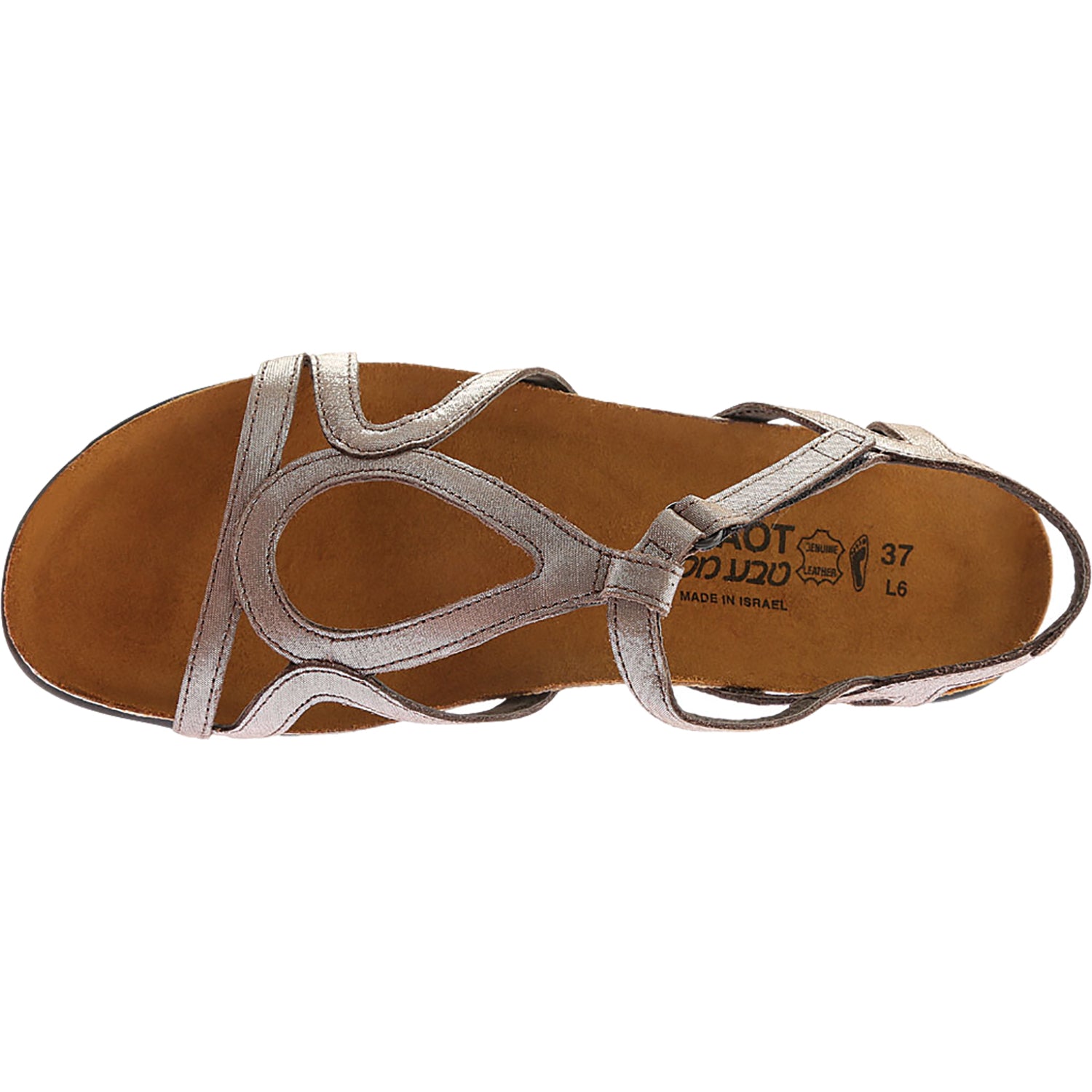Womens Naot Naot Dorith Women's Sandals Silver Threads Leather Silver Threads Leather