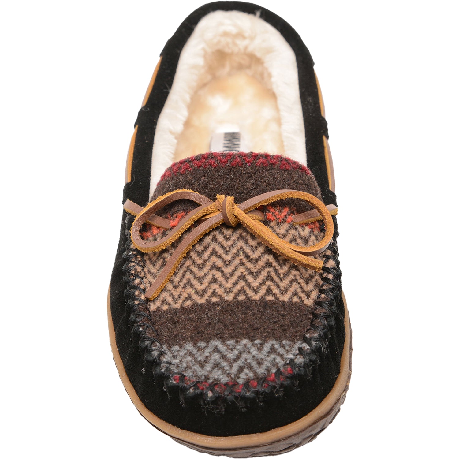 Womens Minnetonka Women's Minnetonka Tilia Black Multi Suede Black Multi Suede