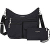 Womens Baggallini Baggallini Modern Everywhere Hobo Black Nylon Black Nylon