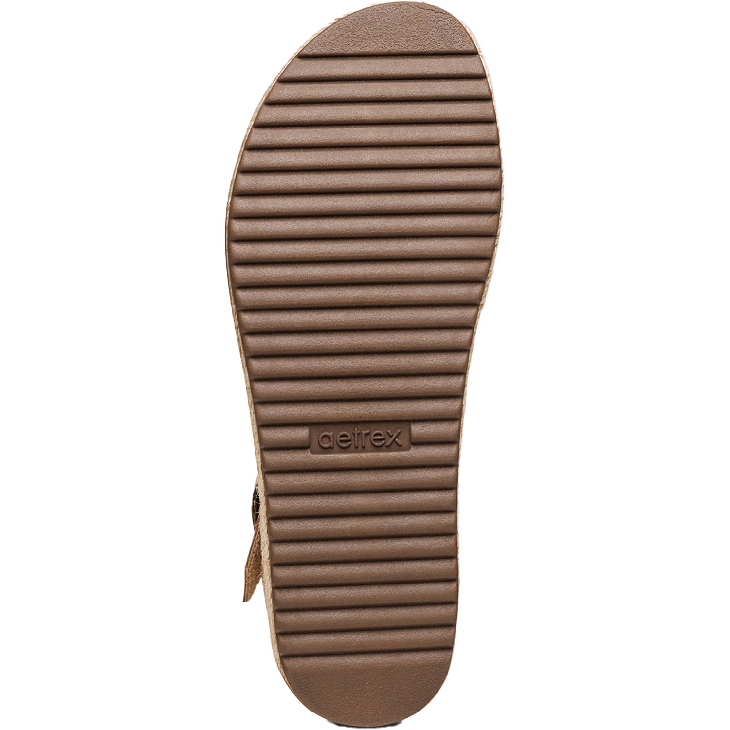 Womens Aetrex Aetrex Paula Women's Espadrille Sandals Aetrex Paula Camel Leather Aetrex Paula Camel Leather