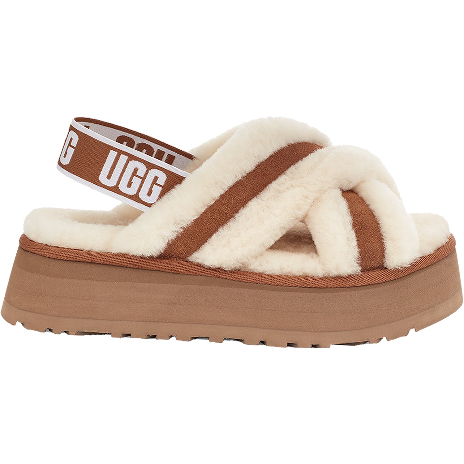 靴 UGG W DISCO CROSS SLIDE UGG DISCO CROSS SLIDE REVIEW | TRY ON - YouTube