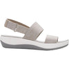 Womens Clarks Women's Clarks Cloudsteppers Arla Jacory Sand Elastic Fabric Sand Elastic Fabric