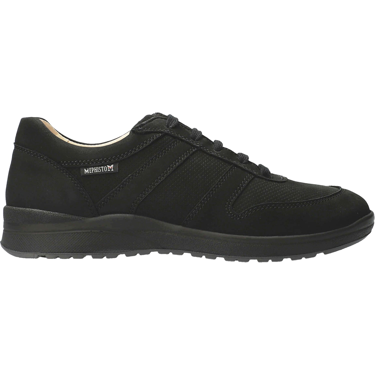 Women's Mephisto Rebeca Perf Black Bucksoft Nubuck – Footwear etc.