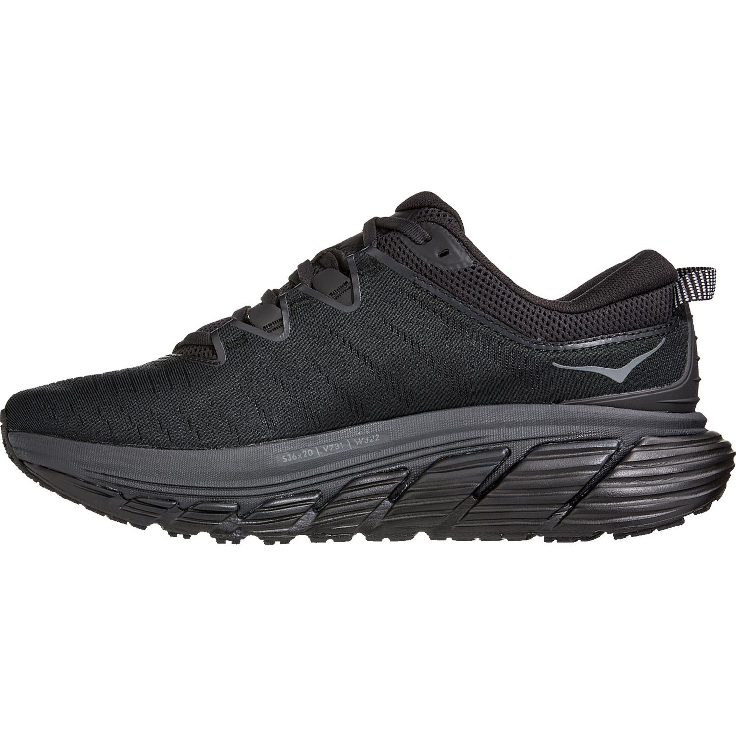 Mens Hoka one one Men's Hoka One One Gaviota 3 Black/Black Mesh Black/Black Mesh