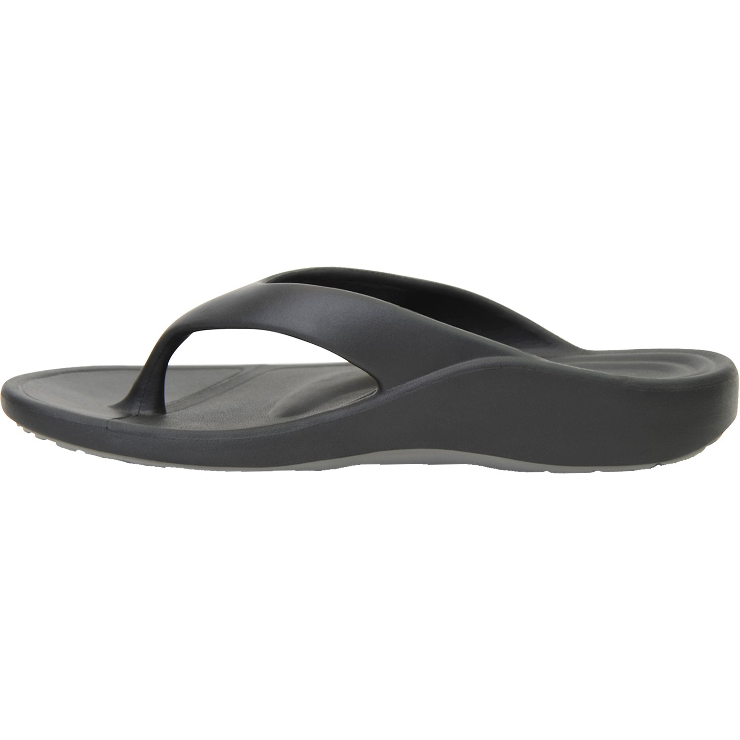 Womens Aetrex Aetrex Maui Women's Water-Friendly Flip Flopss Black EVA Black EVA