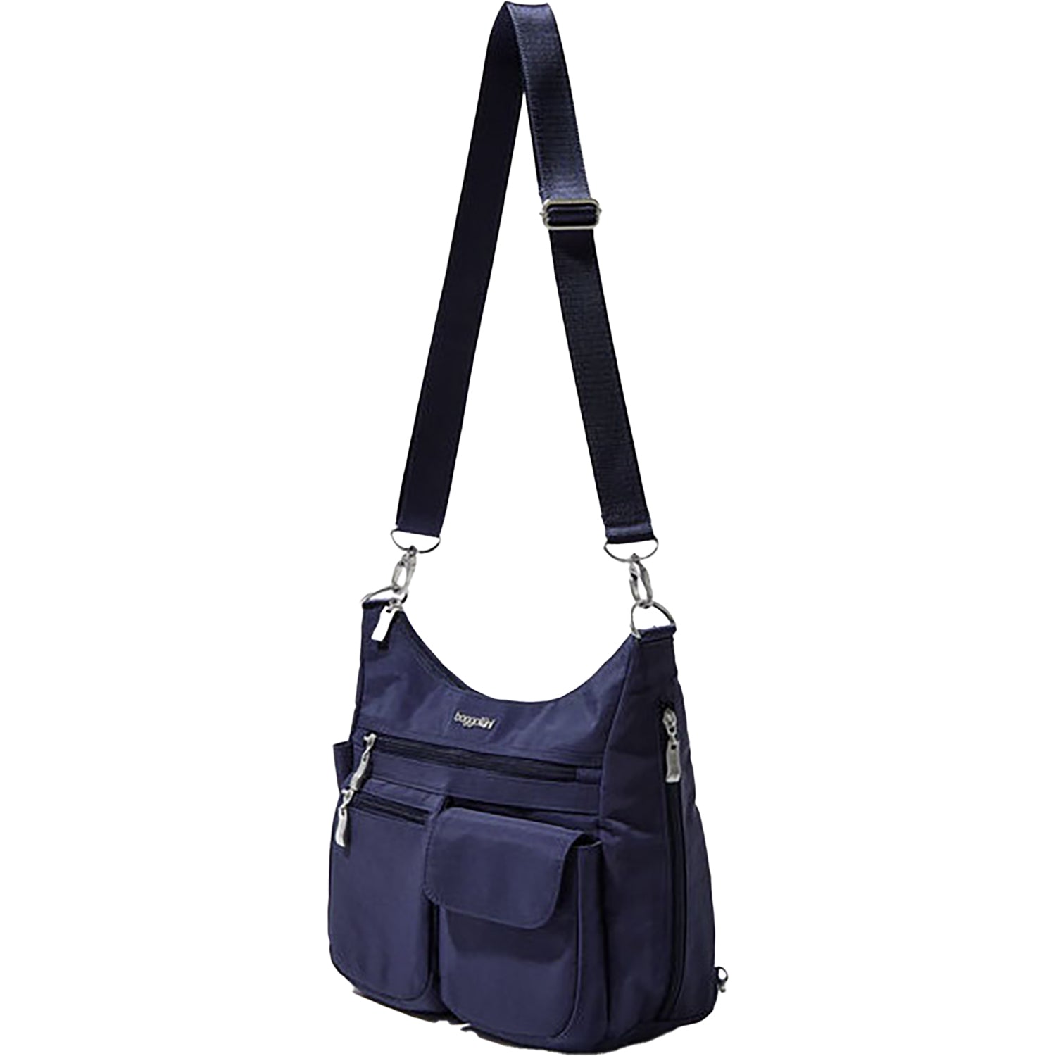 Womens Baggallini Baggallini Modern Everywhere Hobo French Navy Nylon French Navy