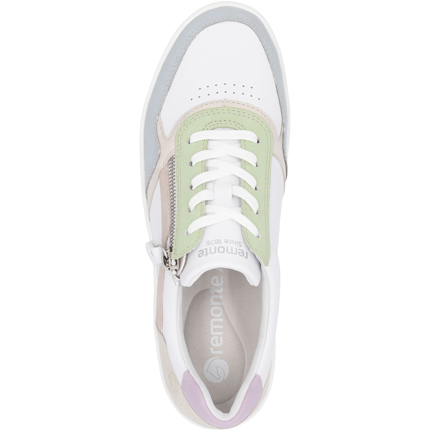 Womens Remonte Remonte D0J01-87 Kendra 01 Women's Shoes Blue/Weiss/Cream/Rose Leather Blue/Weiss/Cream/Rose Leather